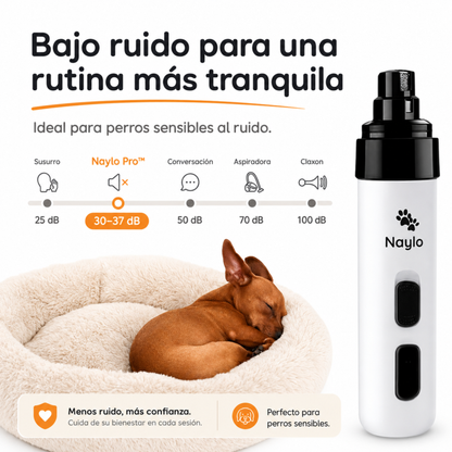 Naylo Pro™ - Limador de Uñas Silencioso para Perros