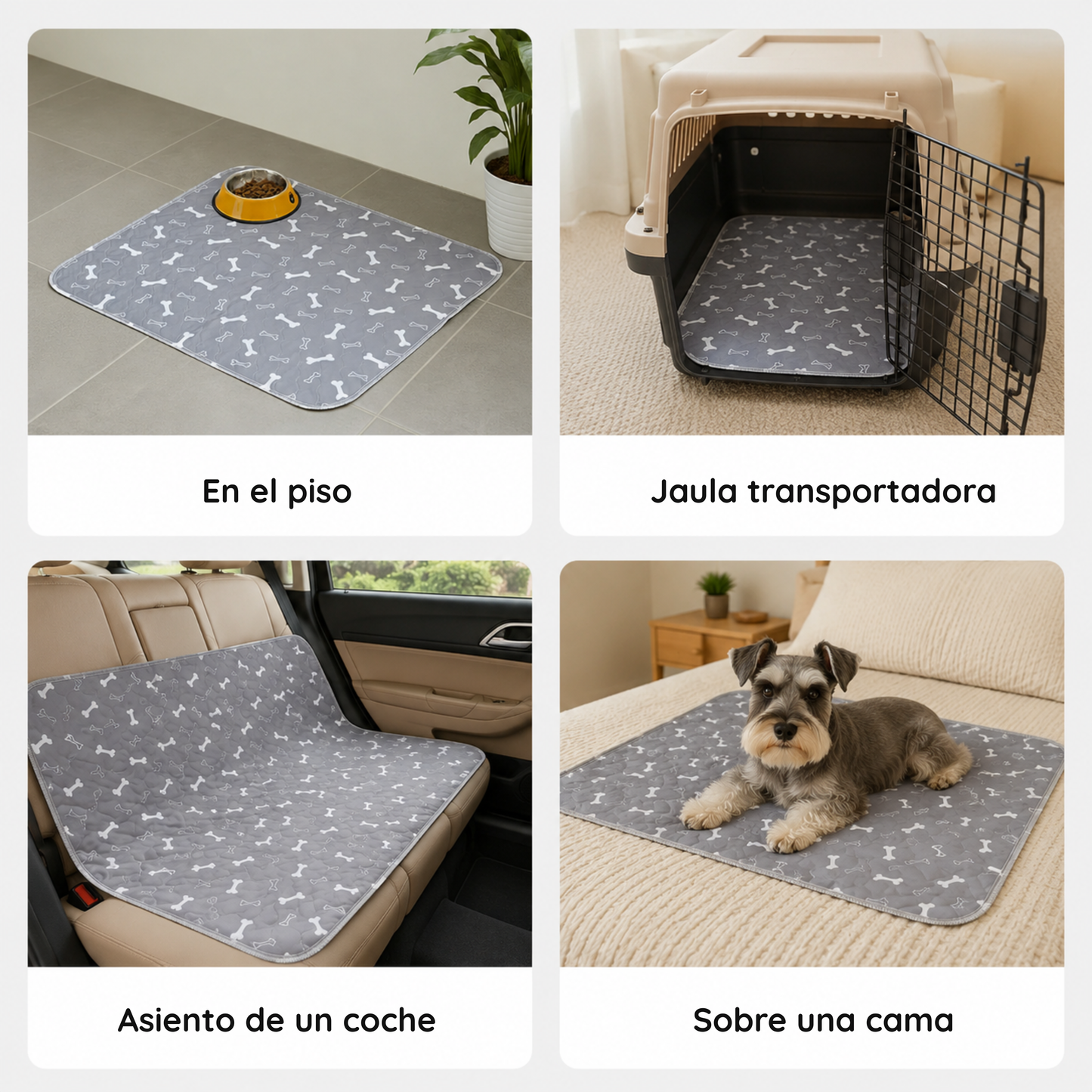 Naylo™ — Tapete Sanitario Lavable con Feromonas para Perros