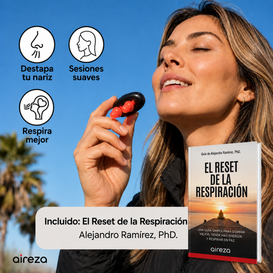 Aireza™ | Dispositivo de Alivio Nasal con Luz Roja